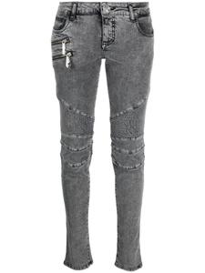 Philipp Plein джинсы скинни Bike, серый