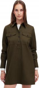 Платье Madewell Eugenie Dress - Carreman, цвет Dark Olive Melange