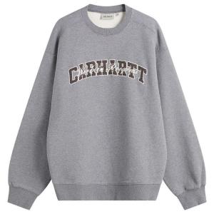 Большая школьная толстовка Carhartt Wip, темно-серый heather