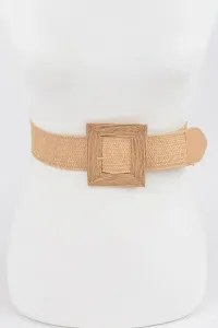 Эластичный ремень с квадратной пряжкой Fashnzfab