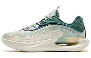 Взойди на вершину карьеры Антискользящие износостойкие повседневные туфли мужские бело-зеленые Erke