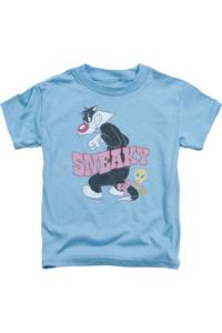 Футболка с коротким рукавом Looney Tunes для малышей "Проказники" Gildan, синий