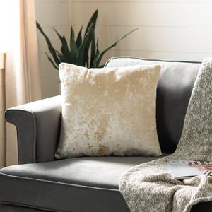 Подушка плюшевая Safavieh Braidy, кремовый