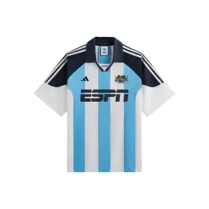 Футболка Kith X Adidas Football Espn Jersey Adidas Originals, белый/синий