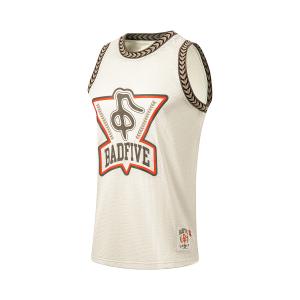 Баскетбольная майка Badfive мужская с белым Lining, кремовый