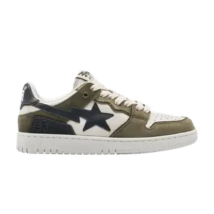 Кроссовки BAPE Sk8 Sta #4 M1, Olive Drab