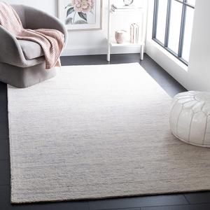 Ковер SAFAVIEH, 92 x 153 см, Himalaya Collection, Silver, ручной работы из шерсти, идеален для помещений с высокой проходимостью: прихожая, гостиная, спальня (HIM120D)