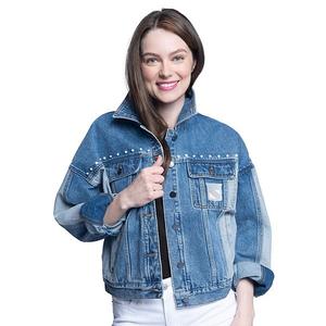 Женская джинсовая куртка new york rangers buzzer beater G-Iii Sports By Carl Banks