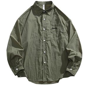 Рубашка унисекс Jeep, зеленый