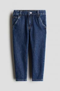 Свободные зауженные джинсы H&M, синий