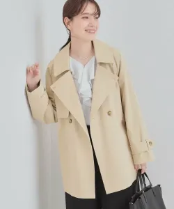 Тренч средней длины, идеально подходящий для поездок на работу или выхода в свет Shoo・La・Rue, цвет Beige(052)