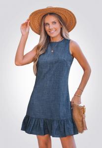 Платье Cupshe RUFFLE , Dark Blue