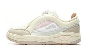 Футболка с амортизацией низкие детские скейтбордические кроссовки светло-зеленый белый подростки FILA KIDS, Водяная Лилия Зеленая/Ранний Снег