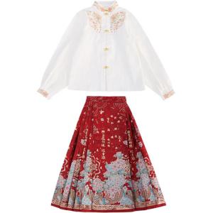 Детский двухкомпонентный комплект с юбкой, воротник стойка, средняя длина PROTECTCAMEL, burgundy set