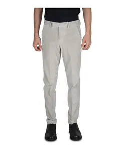 Светло-Серые бархатные брюки - 500 строк Pt Torino, серый