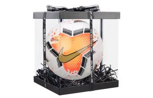 Nike Футбольный мяч размер 5, машинная строчка, резина, унисекс, белый оранжевый