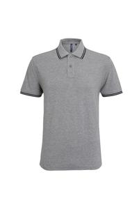 Рубашка поло классического кроя Asquith & Fox, серый