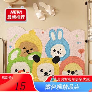 Y U-LIVE Ковер 120х140 см для прихожей не скользящий, грязеотталкивающий, с высоким ворсом