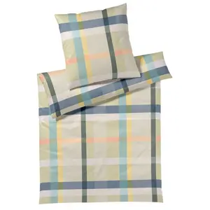 Элегантное постельное белье «Carree», приятное к коже Elegante, цвет Pistazie