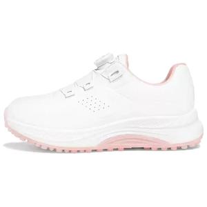 PGM Низкие, амортизирующие, противоскользящие и износостойкие туфли для гольфа, женские, белые, розовые