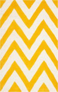 SAFAVIEH Cambridge Collection ковер 61 x 92 см Gold / Ivory CAM139Q ручной работы шеврон премиум шерсть