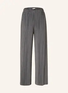 Брюки uma со складками Samsøe Samsøe, серый