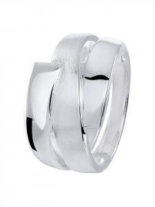 Lucardi Асимметричное кольцо из серебра 925 пробы
