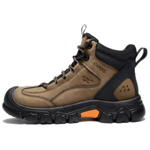 Абразивостойкие противоскользящие высокие походные ботинки мужские CAMEL, хаки