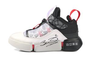 Кроссовки LINING YOUNG Kids Lifestyle Shoes GS Mid-top White/Black