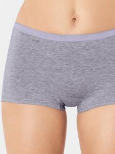 Короткие трусы, 3 пары + Sloggi, серый