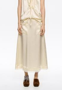 Юбка Bimba Y Lola LINEA A BOLSILLOS, Beige