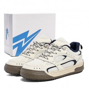 Нескользящие, износостойкие, легкие низкие кроссовки для женщин Feiyue, Silver