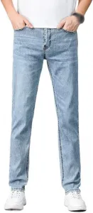 Джинсы прямого кроя vintage solid color SIDUFHAOPKLL