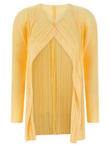 Кардиган «Mellow Pleats» Pleats Please Issey Miyake, желтый