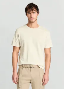 Однотонная базовая футболка Calliope, Sabbia