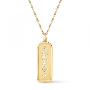 Подвеска Les Gastons Vuitton Large Tag, желтое золото Louis Vuitton, золотой