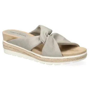 Женские босоножки-слайды на танкетке с узлом Ja Easy Street, серый