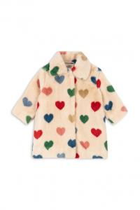 Детское пальто FUZZIE COAT GRS Konges Sløjd, бежевый