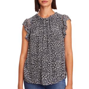 Блуза Adara Viscose Georgette в анималистичном стиле Velvet by Graham & Spencer, цвет animal