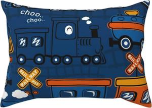 Pevtufa Подушка с принтом паровозика Funny Steam Train Funny Steam Train