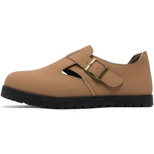 JKEM Амортизирующие кроссовки с противоскользящими и износостойкими свойствами мужские низкие повседневные коричневые, цвет Brown