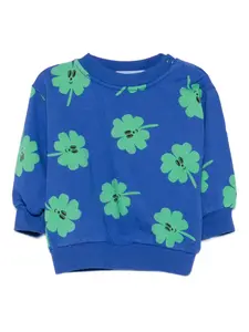 Толстовка с принтом клевера BOBO CHOSES, синий
