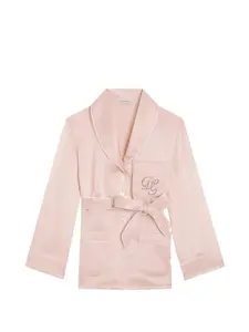 Рубашка с отделкой пайетками Dolce & Gabbana Kids, розовый