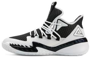 Баскетбольные кроссовки мужские среднего размера белые/черные Peak