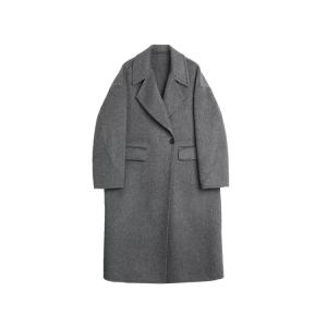 Пальто женское с воротником-стойкой утепленное прямое ELLE, темно-серый