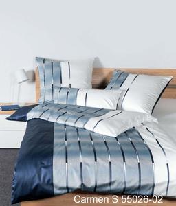 Наволочка из трикотажа интерлок Janine Design индивидуально для постельного белья CARMEN S 55026 цвет паслен синий жемчужно-синий 02 размер 80x80 см Original Janine