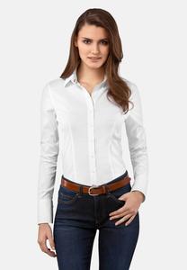 Блуза Vincenzo Boretti tailliert, белый