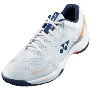 YONEX Низкие унисекс бадминтонные кроссовки White Blue Orange с амортизацией и устойчивым к истиранию покрытием