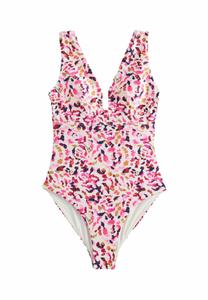 Купальник TAN SPOT PLUNGE Next, белый