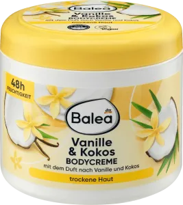 Крем для тела ваниль  Кокос 500мл Balea
